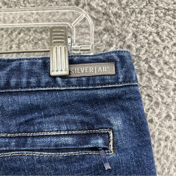 Vintage Levi's SilverTab Mid Rise Bootcut Jeans Dark Wash‎ Women's 11 x 31 - Picture 6 of 12